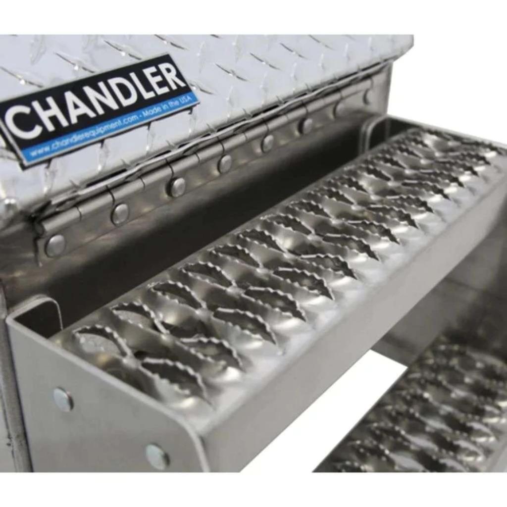 Chandler Aluminum Step Truck Toolbox 24x28x30 Model 5010-0130