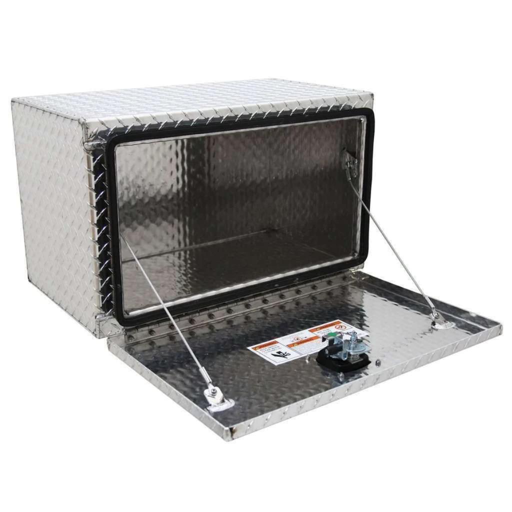 Chandler Aluminum Tread Plate Underbody Toolbox with Drop Down Door 18x18x30 Model 5000-1400