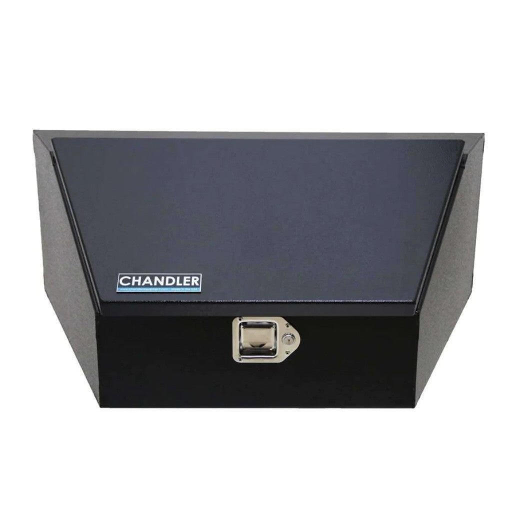Chandler Textured Black HD Tapered Trailer Tongue Carbon Steel Toolbox Model 5150-0470