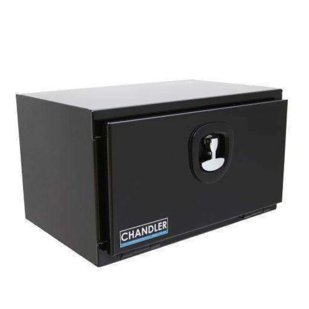 Chandler Textured Black Underbody Carbon Steel Toolbox with Drop Down Door 14x16x24 Model 5100-2750