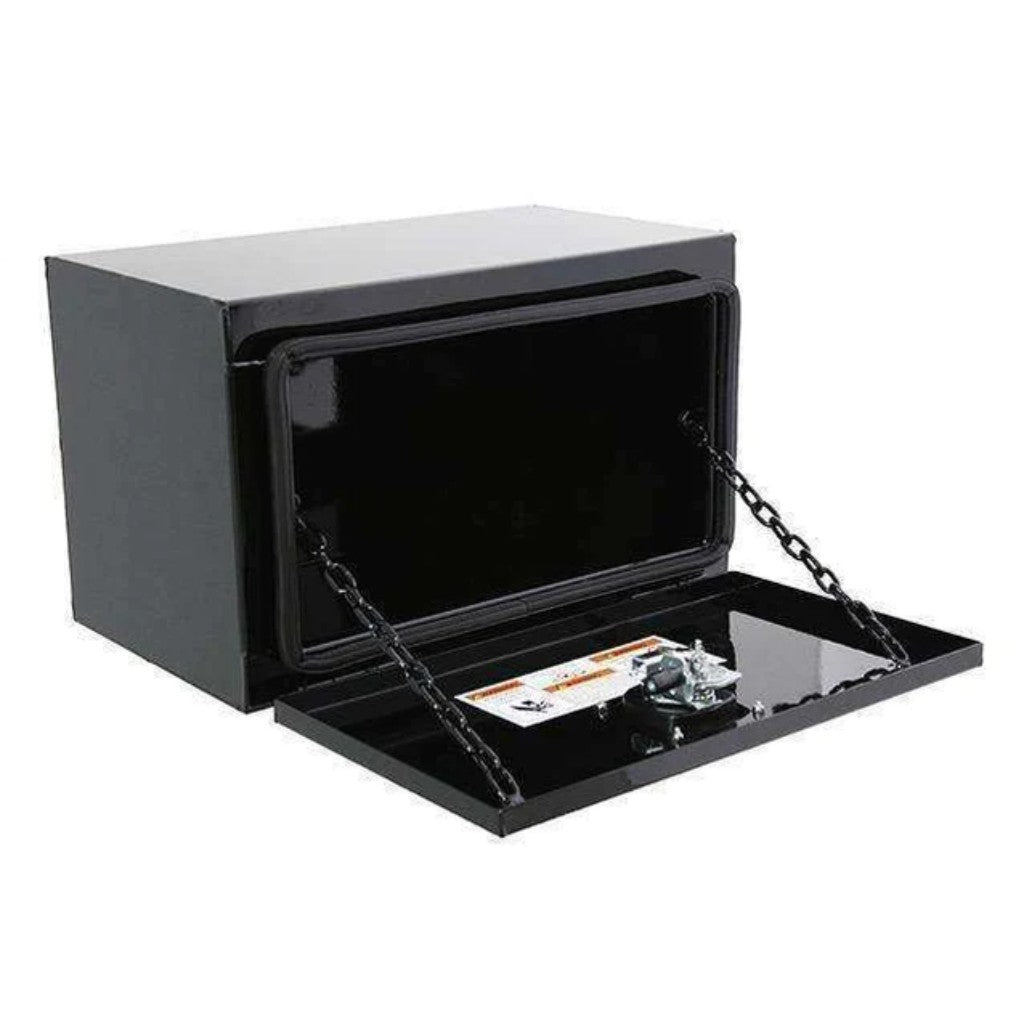 Chandler Textured Black Underbody Carbon Steel Toolbox with Drop Down Door 14x16x24 Model 5100-2750