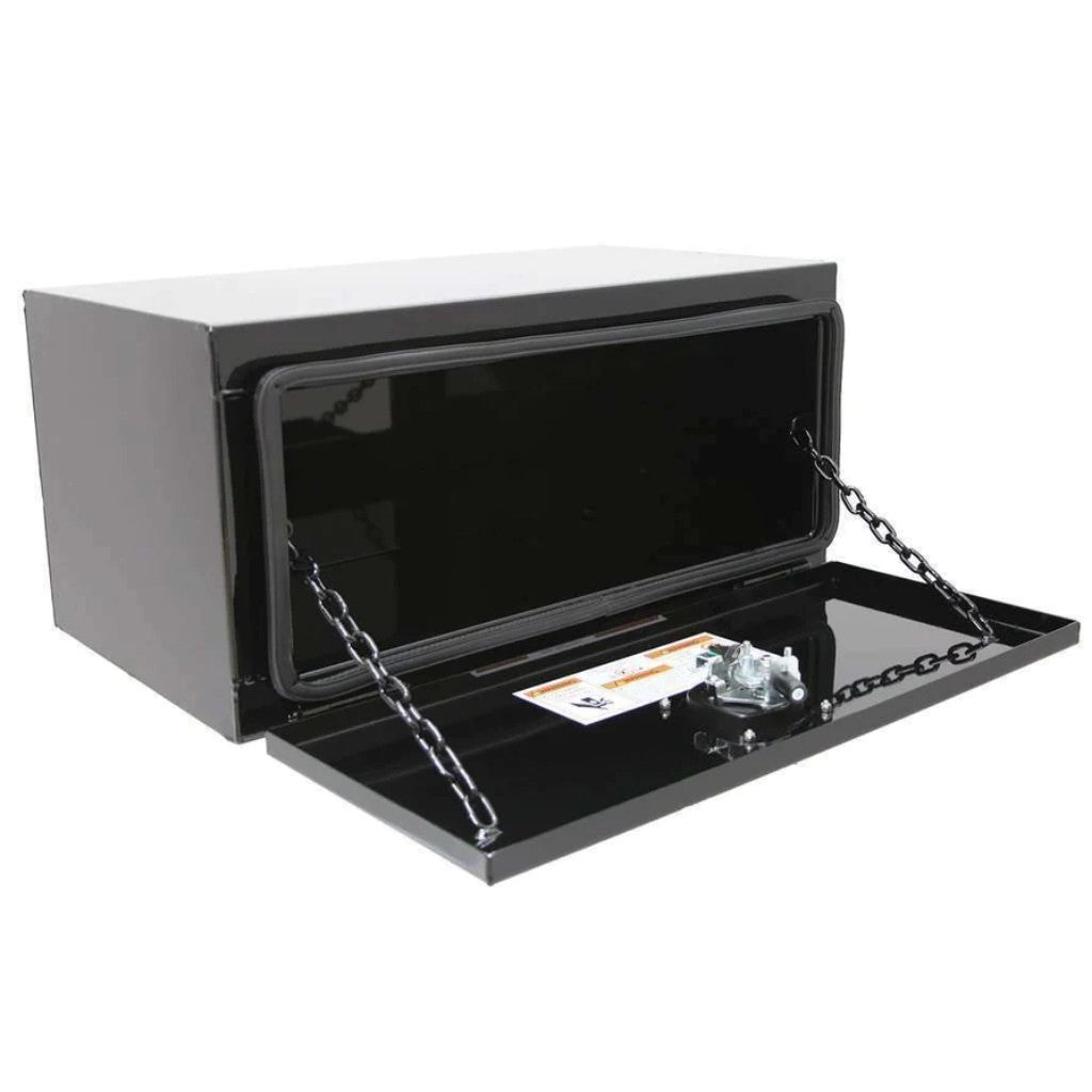 Chandler Textured Black Underbody Carbon Steel Toolbox with Drop Down Door 14x16x30 Model 5100-3000