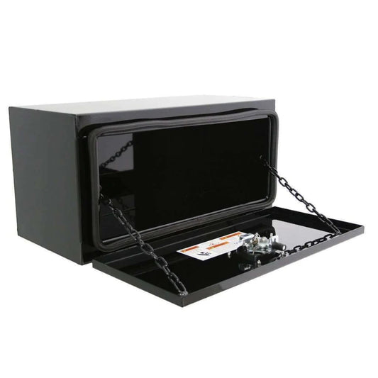 Chandler Textured Black Underbody Carbon Steel Toolbox with Drop Down Door 15x15x24 Model 5100-0580