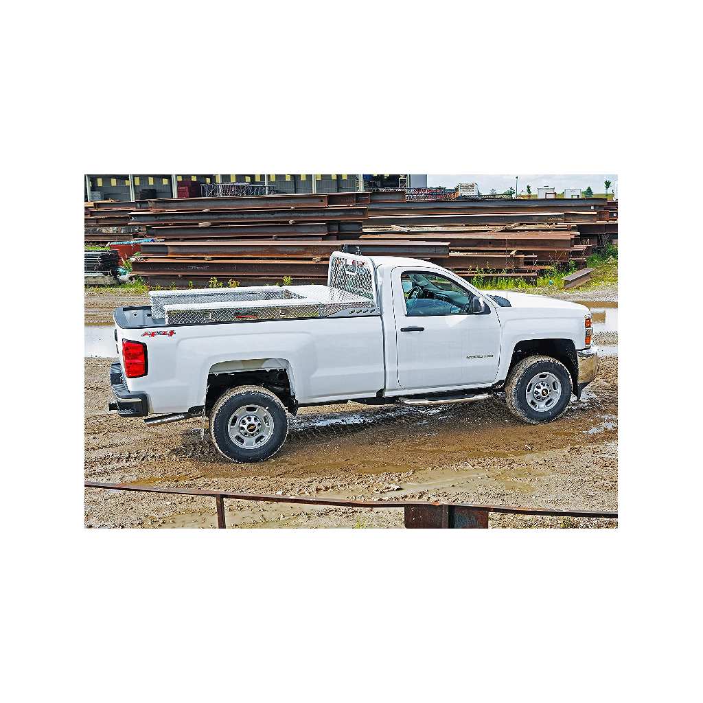 Bright Aluminum Side Mount Truck Tool Box