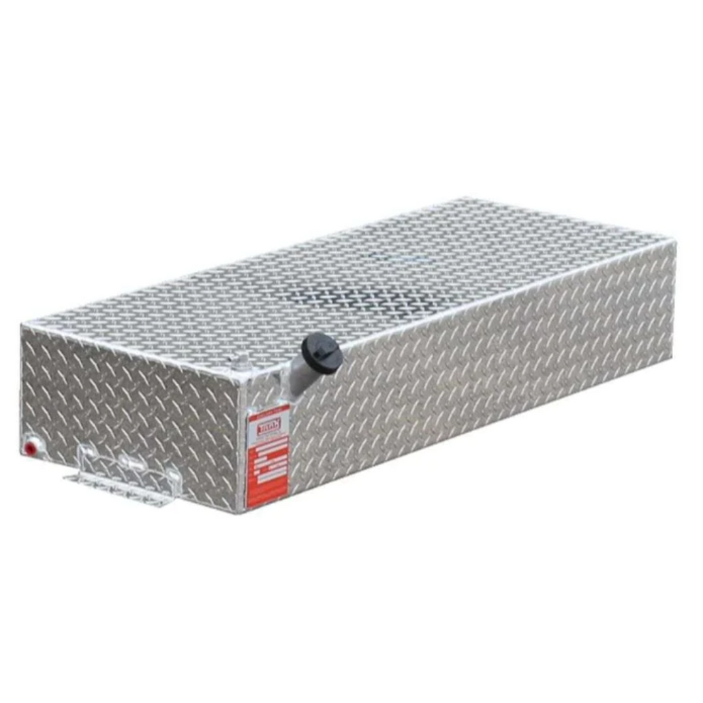 ATI 66 Gallon Diesel Rectangle Auxiliary Tank - Bright Aluminum (Model ...
