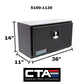 Chandler Textured Black Underbody Carbon Steel Toolbox with Drop Down Door 14x11x36 Model 5100-1130