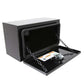 Chandler Textured Black Underbody Carbon Steel Toolbox with Drop Down Door 14x11x36 Model 5100-1130