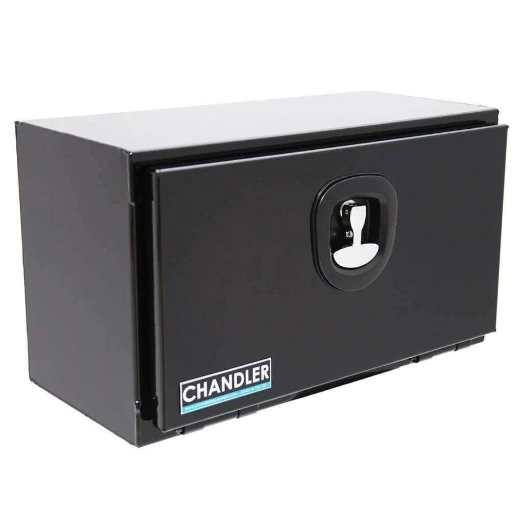 Chandler Textured Black Underbody Carbon Steel Toolbox with Drop Down Door 14x11x24 Model 5100-3200