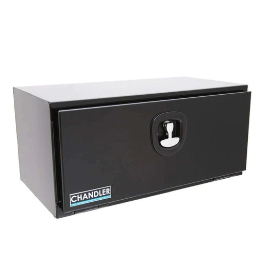 Chandler Textured Black Underbody Carbon Steel Toolbox with Drop Down Door 14x16x30 Model 5100-3000