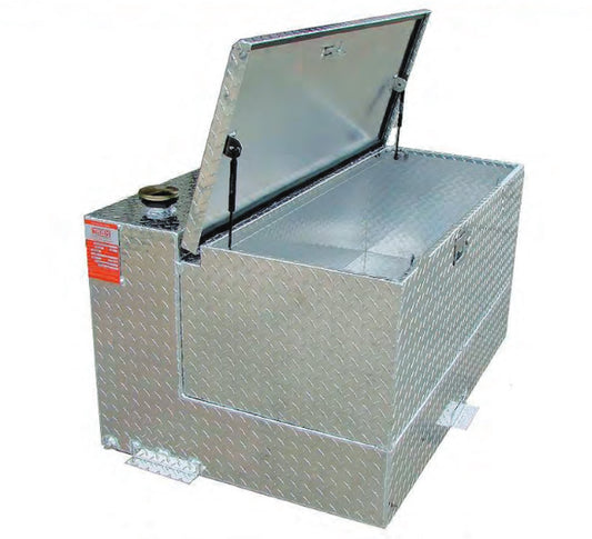 ATI 42 Gallon Transfer Tank Toolbox Combo- Bright Aluminum (TTR42CB)