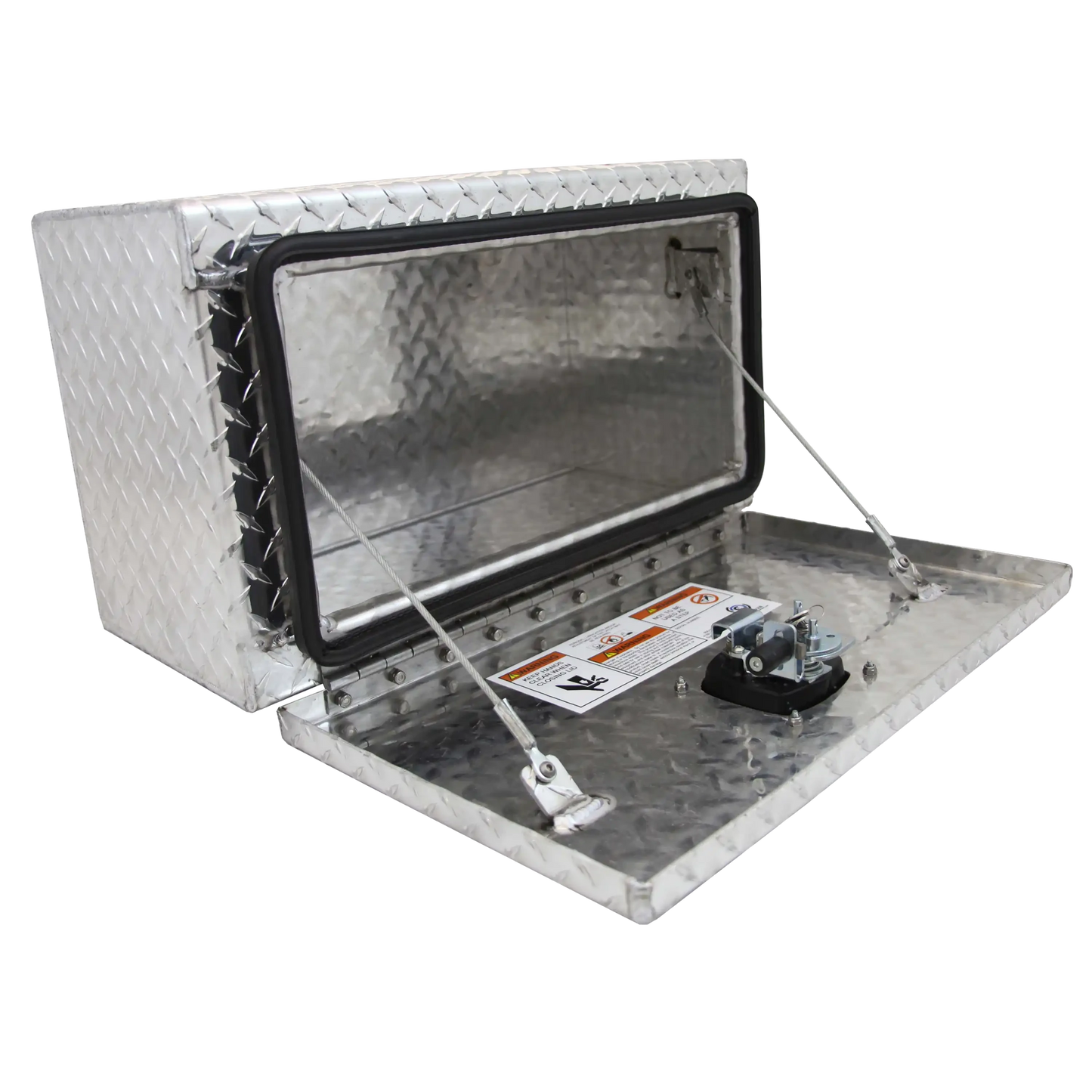 Chandler Aluminum Tread Plate Underbody Toolbox with Drop Down Door 24x24x24 Model 5000-1070