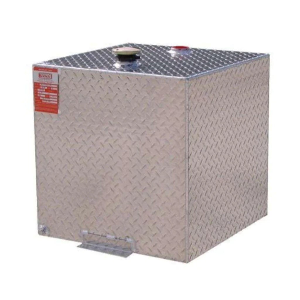 ATI 55 Gallon Square Transfer Tank - Bright Aluminum (Model TTR55)