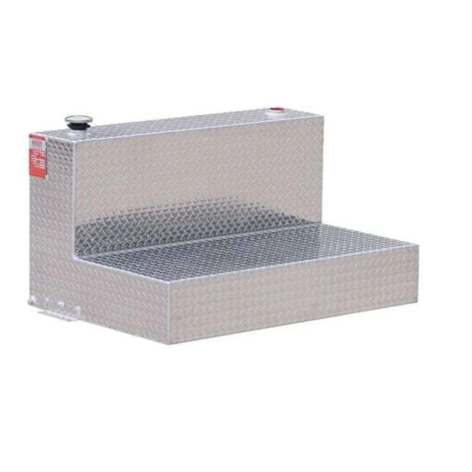 ATI 80 Gallon L-Shaped Transfer Tank - Bright Aluminum (Model TTL80)